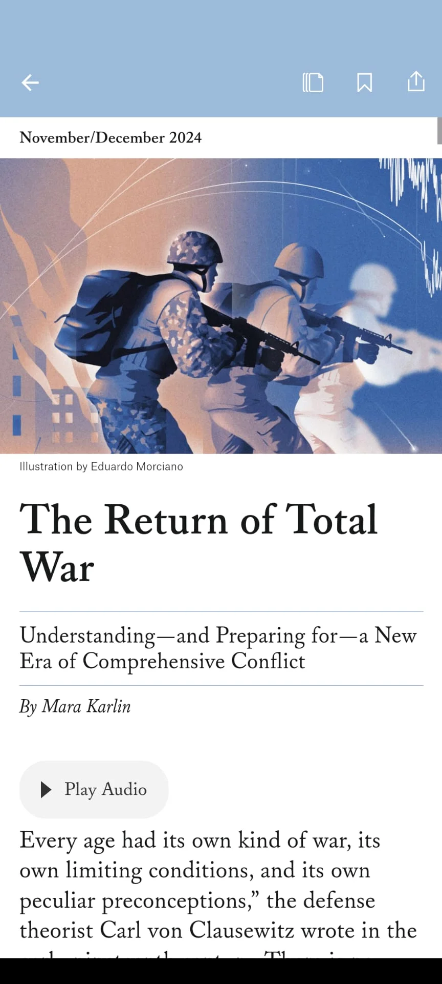 Foreign Affairs Magazine Screenshot 4