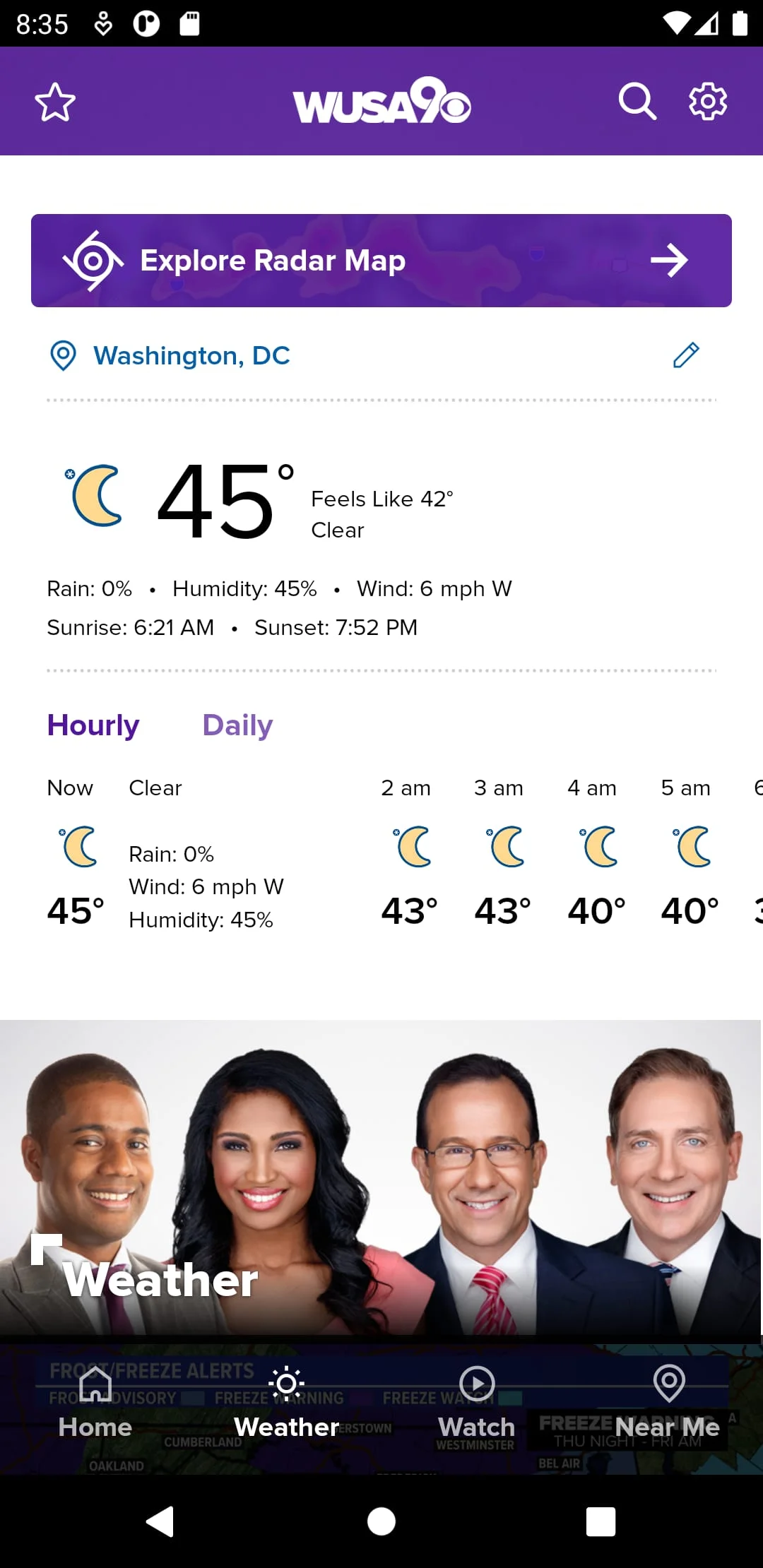 WUSA9 News Screenshot 2