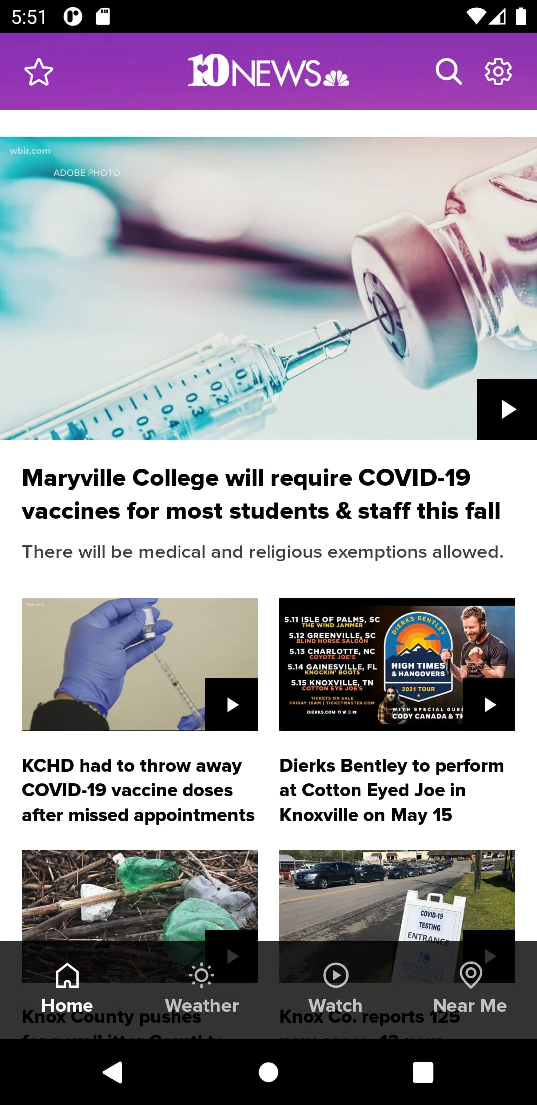 Knoxville News from WBIR Screenshot 1