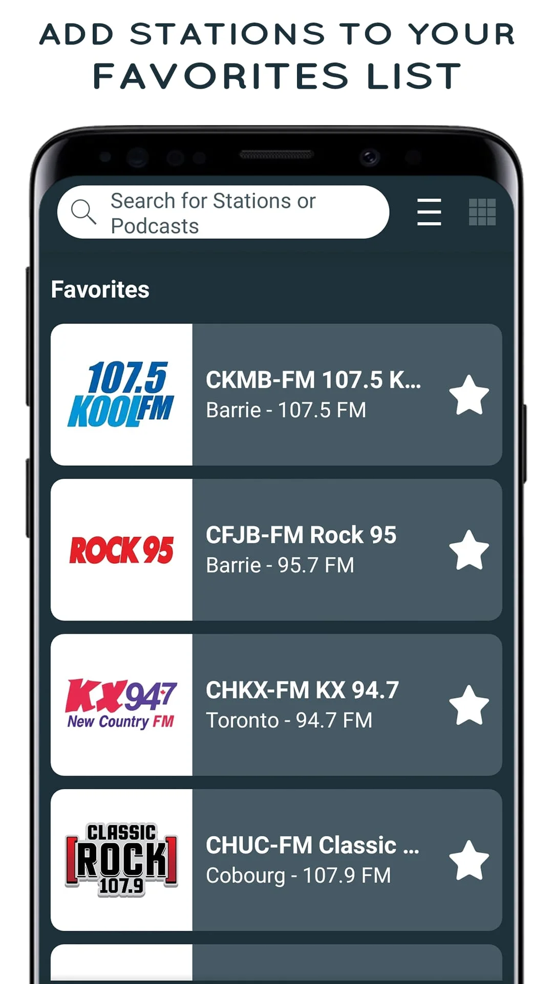 Radio Canada: Radio Player App Screenshot 3
