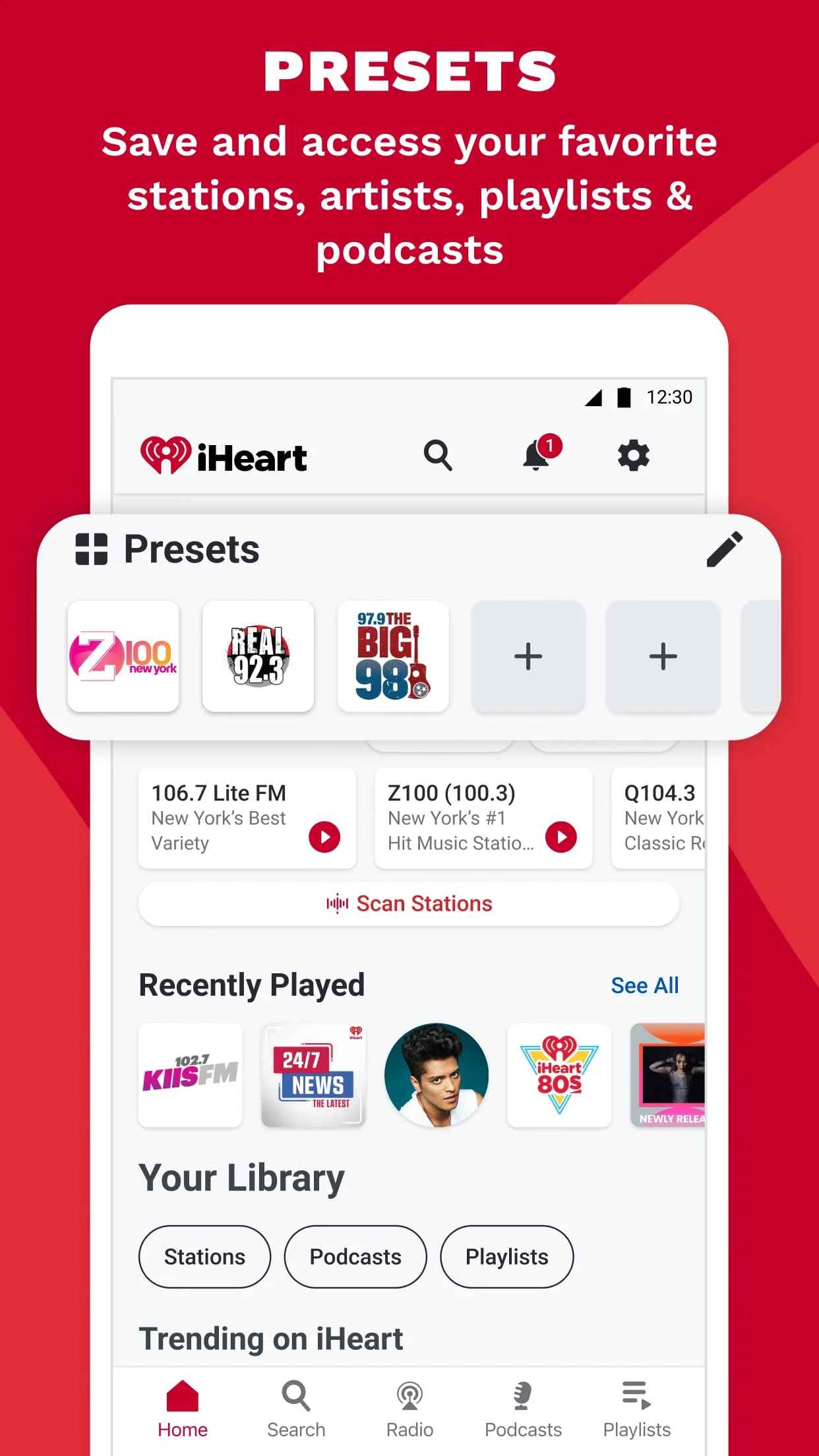 iHeart: Music, Radio, Podcasts Screenshot 3