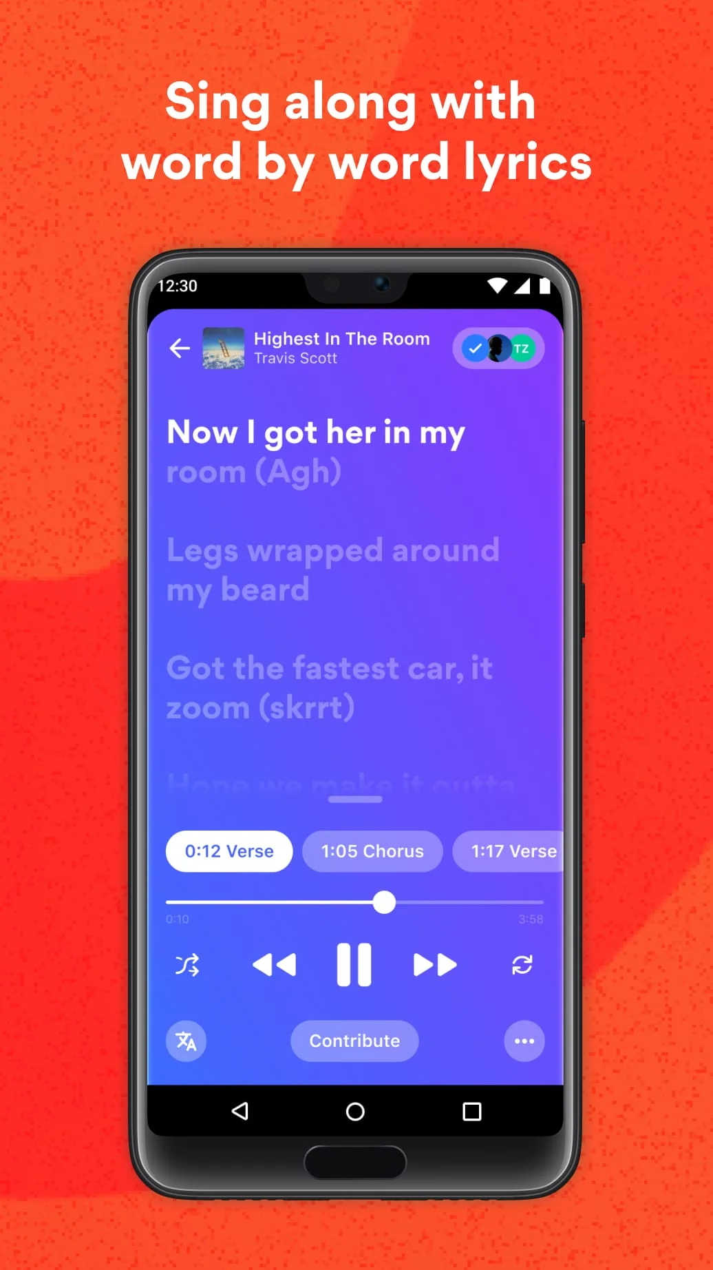 Musixmatch: lyrics finder Screenshot 4