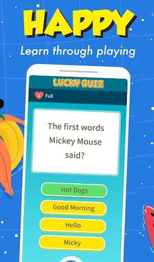 Fun trivia game - Lucky Quiz Screenshot 2