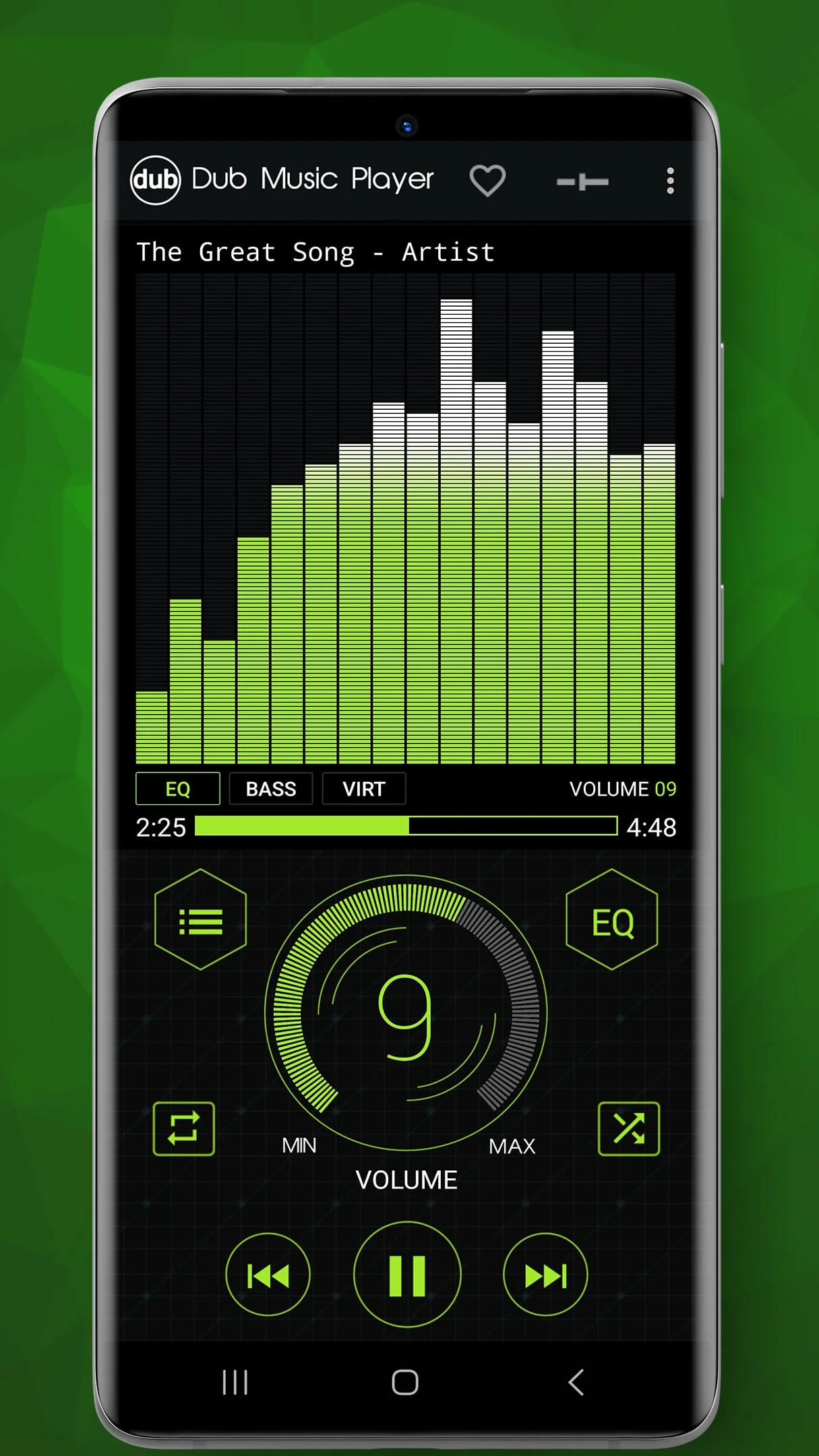 Dub Music Player - Mp3 Player Screenshot 1