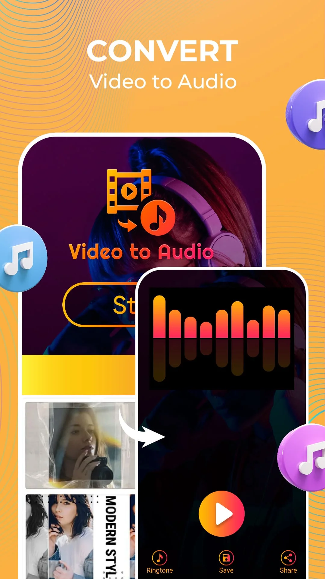 Video to Mp3 Audio Converter Screenshot 1
