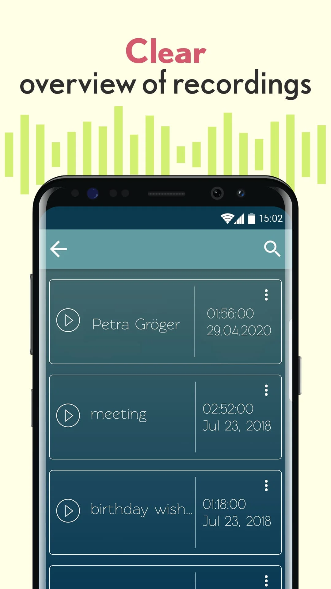 Voice Recorder: Memos & Audio Screenshot 4