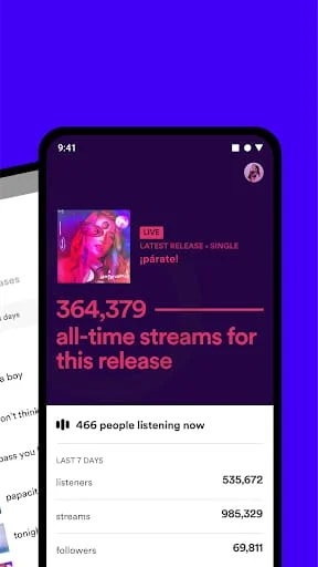 Spotify for Artists Screenshot 3