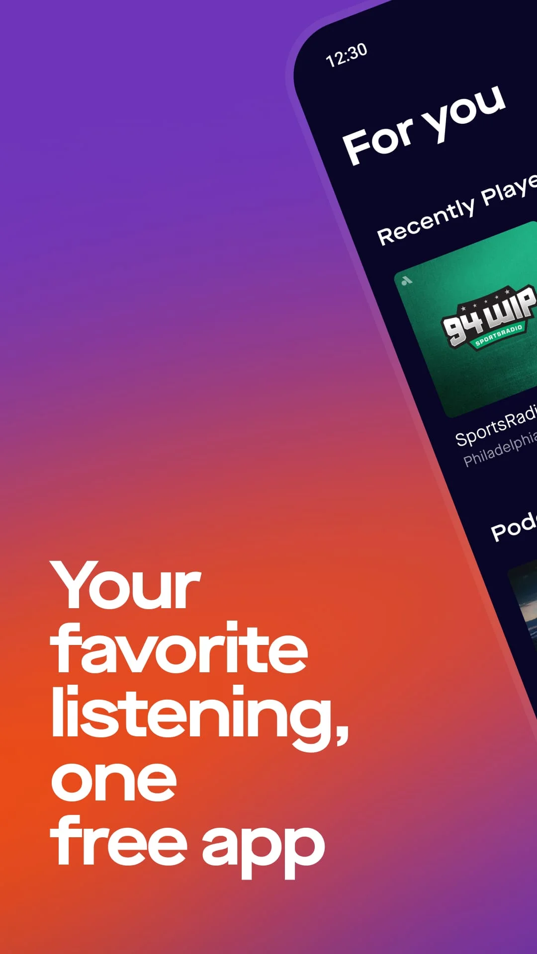 Audacy: Radio & Sports Talk Screenshot 1