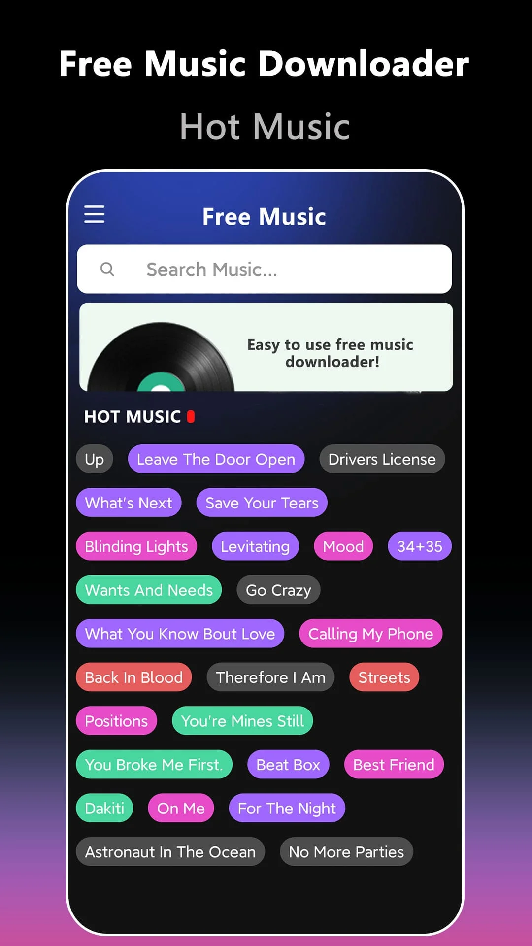 Music Downloader&Mp3Downloader Screenshot 1
