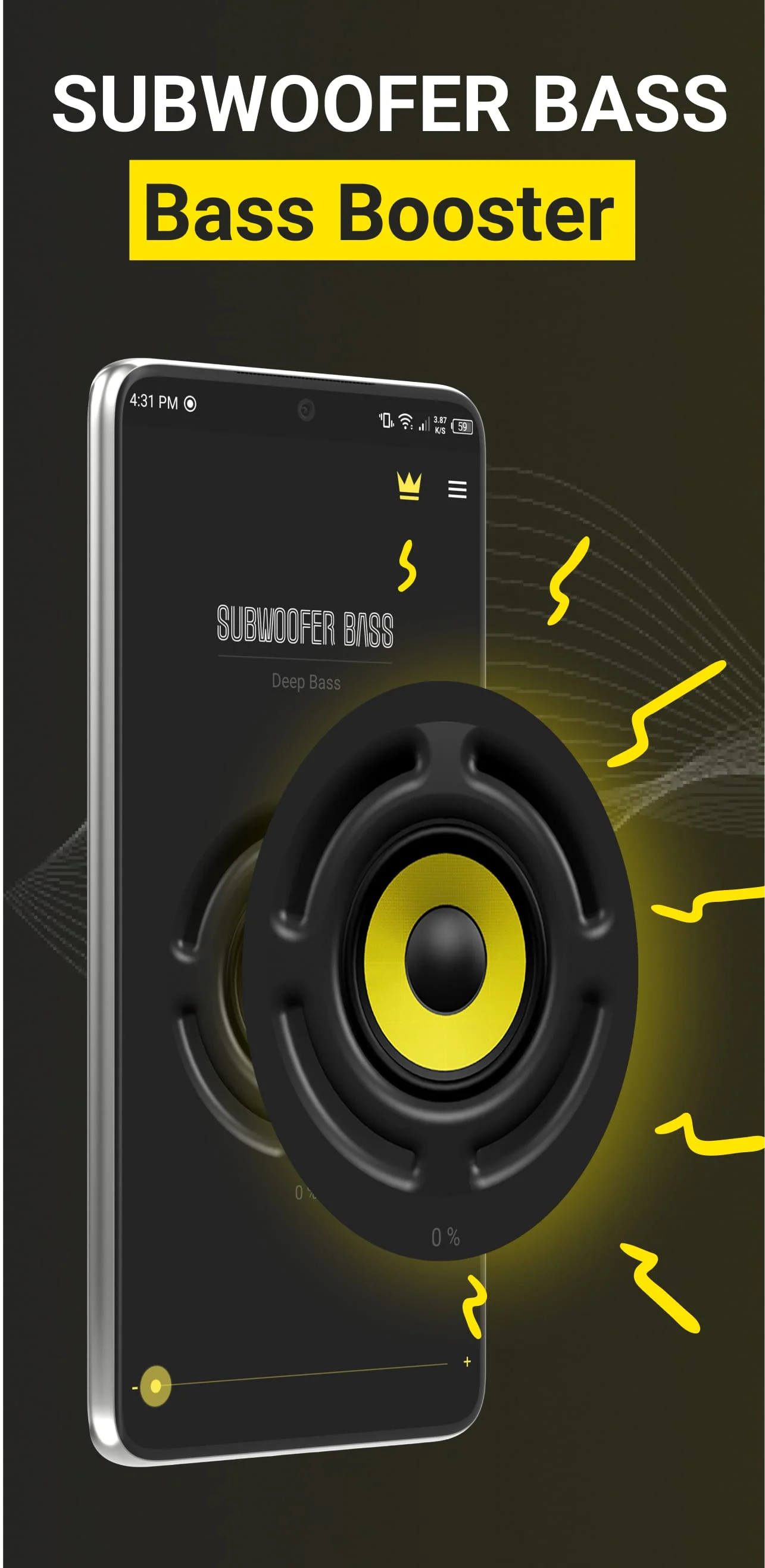 Subwoofer Bass - Bass Booster Screenshot 1