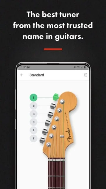 Fender Guitar Tuner Screenshot 1