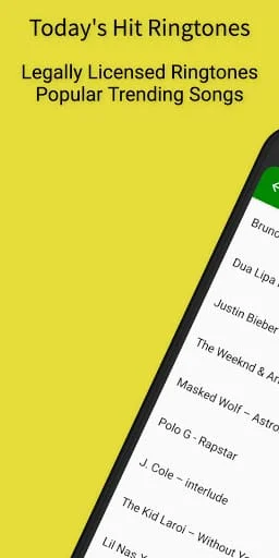 Today's Hit Music Ringtones Screenshot 1