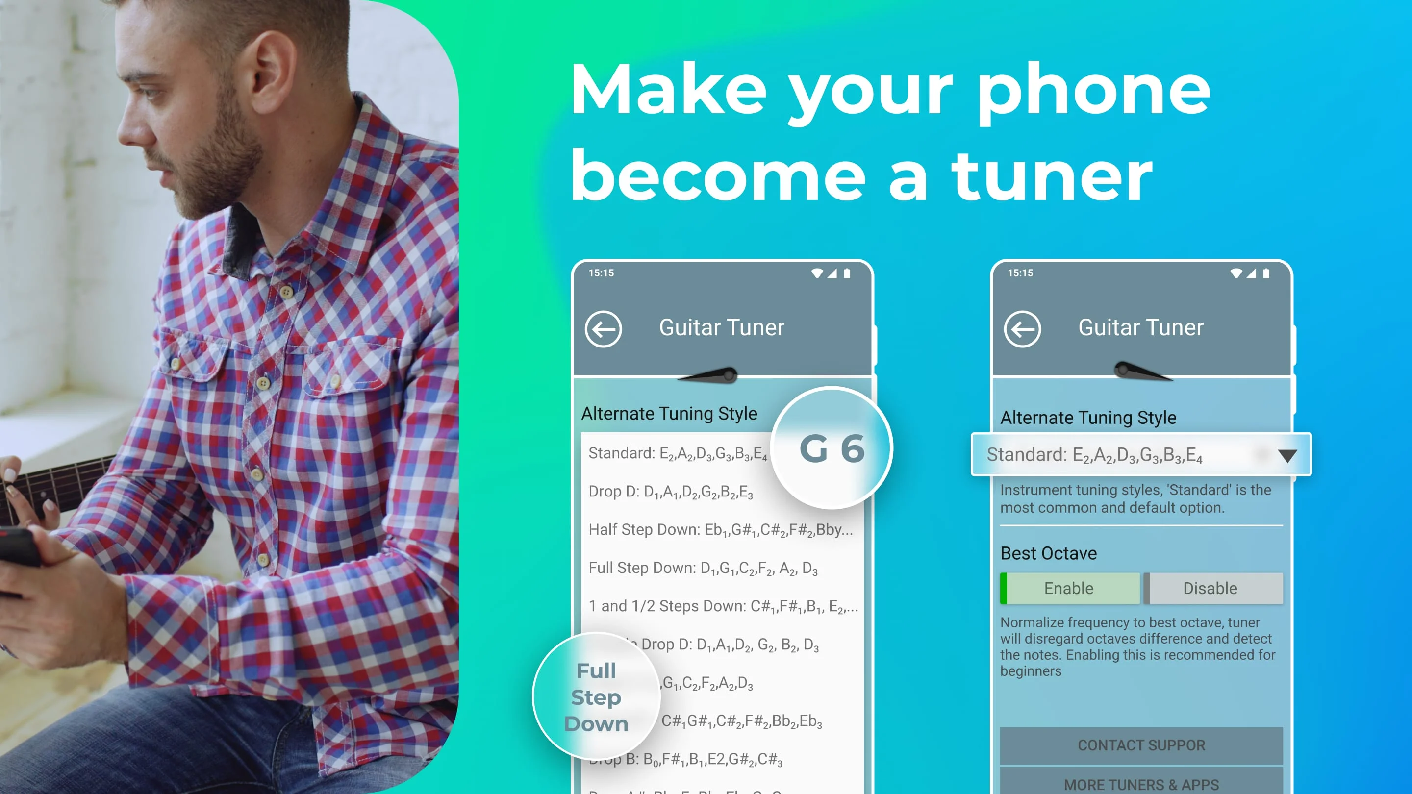 Guitar Tuner Screenshot 2