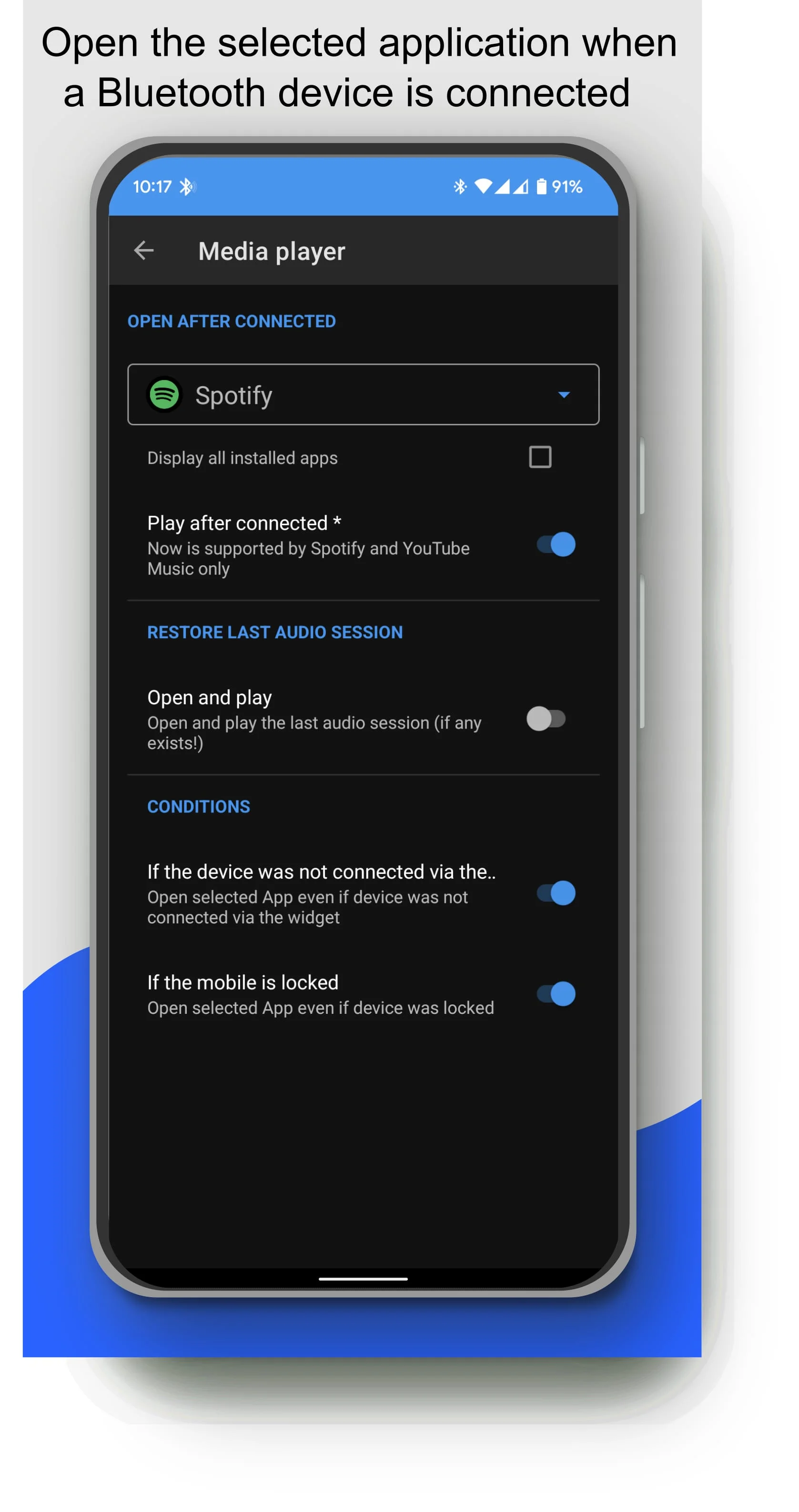 Bluetooth Audio Connect Widget Screenshot 4