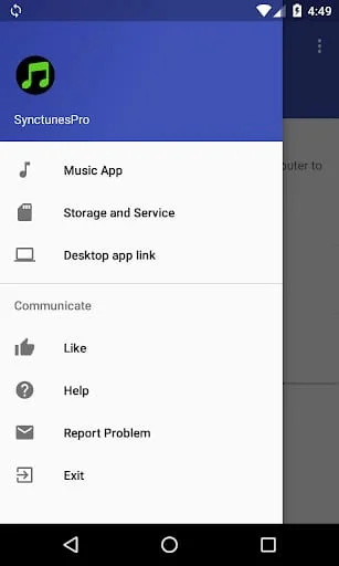 Sync iTunes to android - Free Screenshot 2