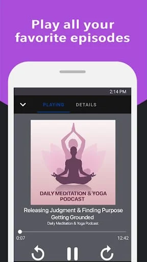 Podcasts Home Screenshot 2