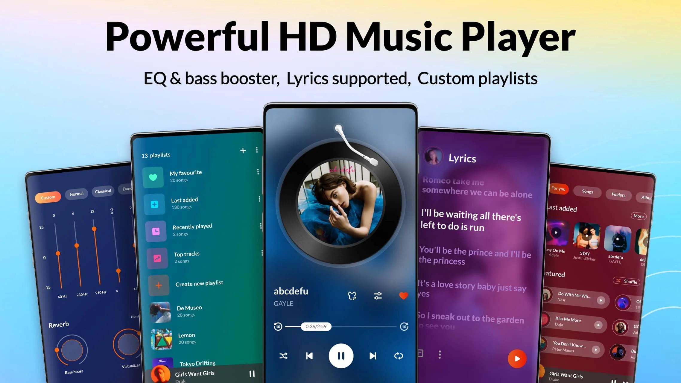 Music Player & MP3 - DDMusic Screenshot 1