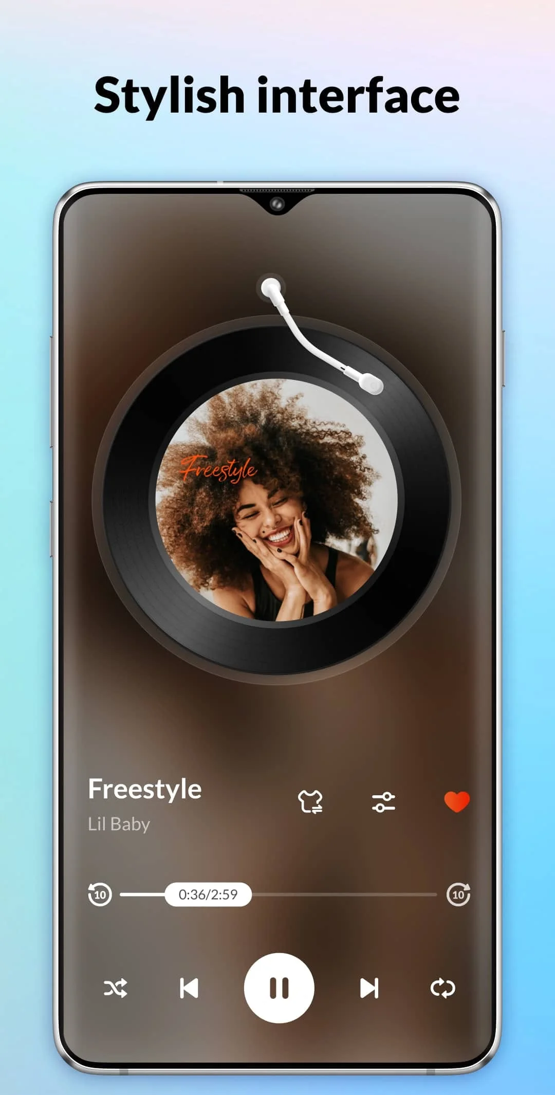 Music Player & MP3 - DDMusic Screenshot 3