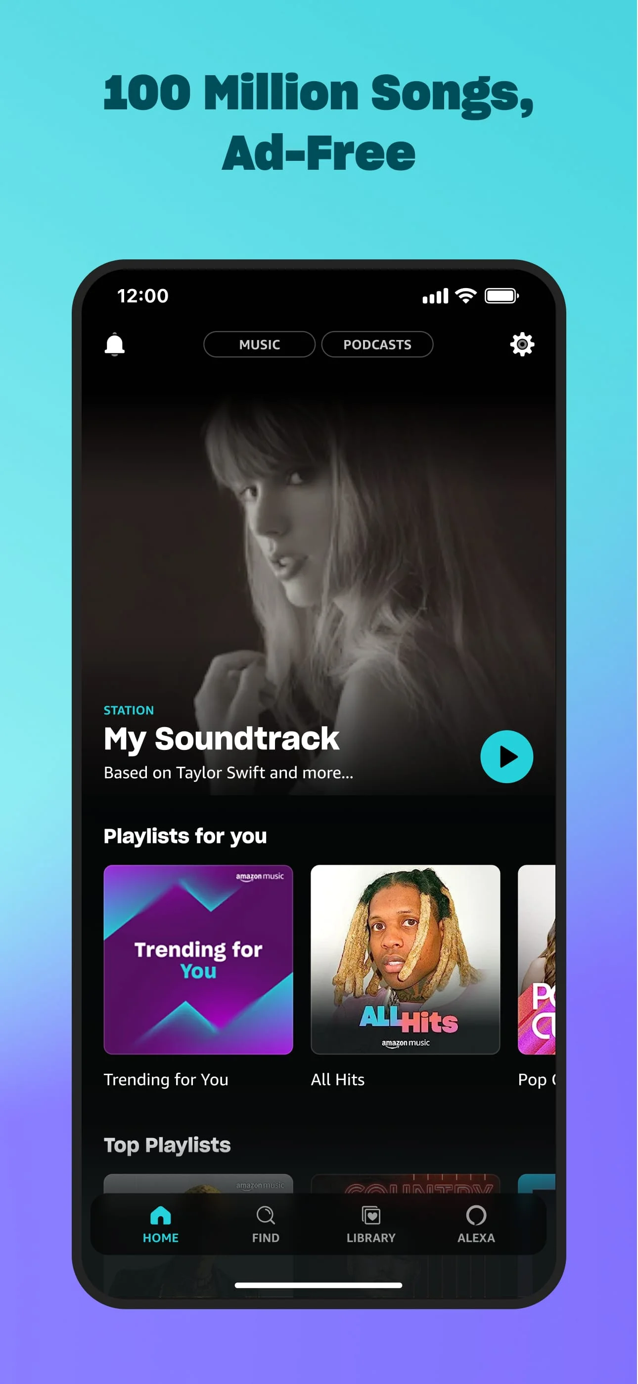 Amazon Music: Songs & Podcasts Screenshot 2