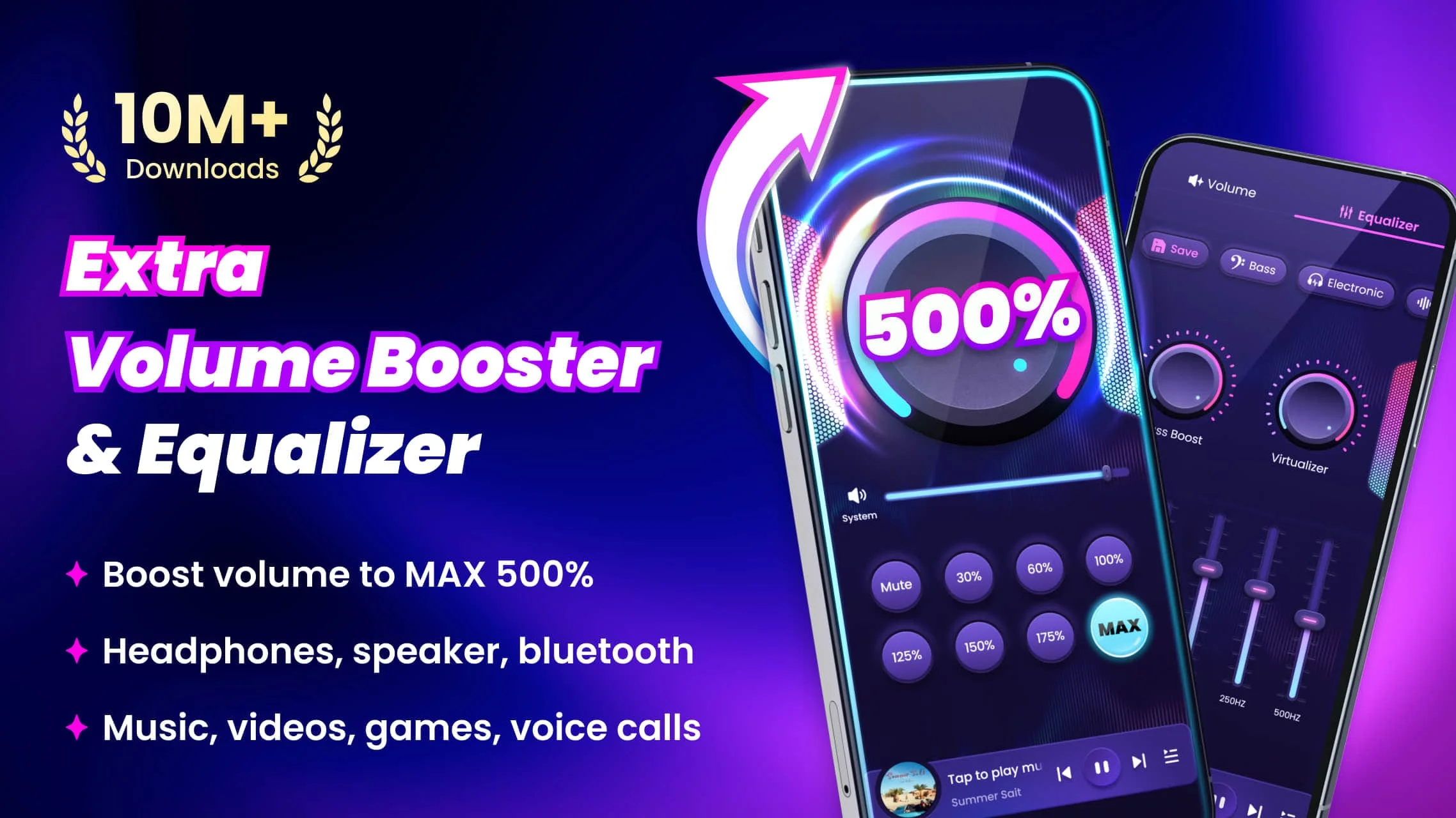 Volume Booster - Sound Booster Screenshot 1