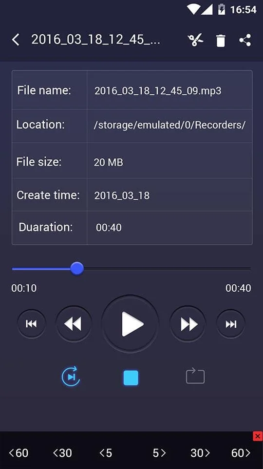 voice recorder Screenshot 2