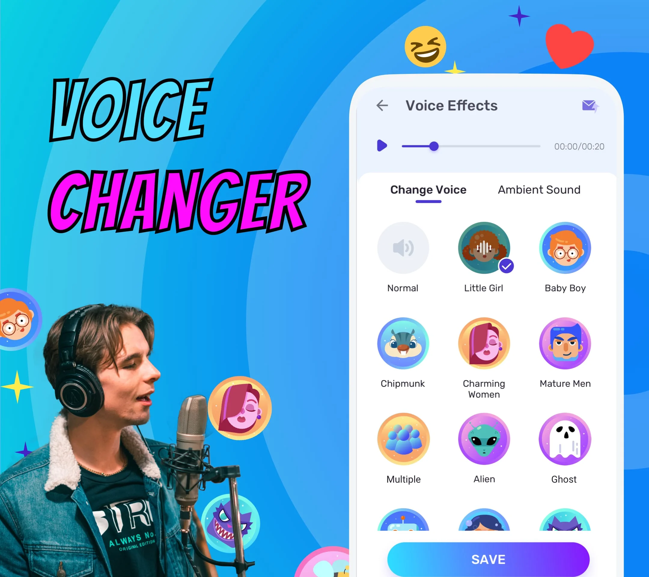 Voice Changer - Voice Effects Screenshot 1
