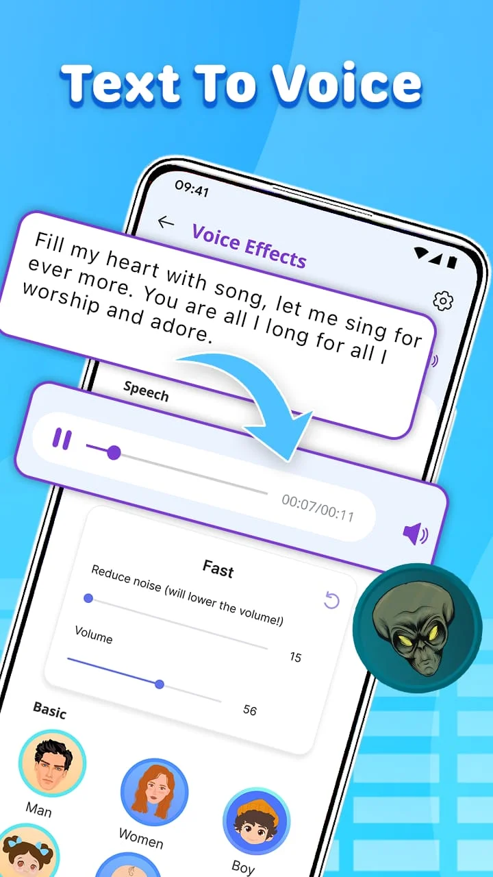 Voice Changer by Sound Effects Screenshot 3