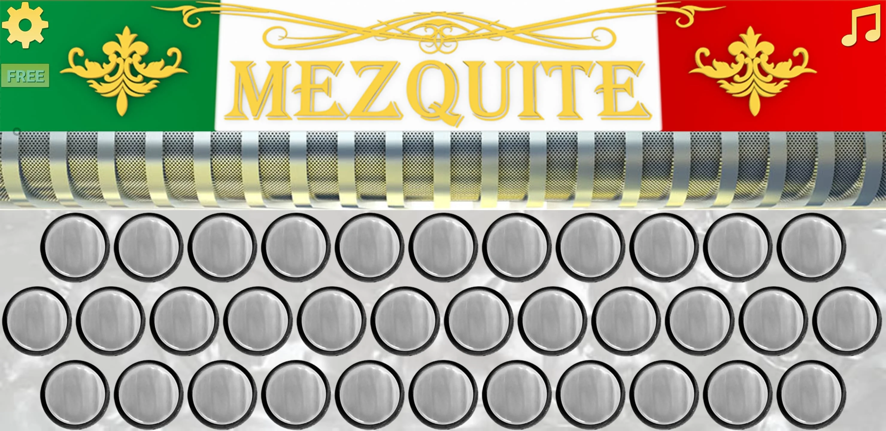 Mezquite Diatonic Accordion Screenshot 2