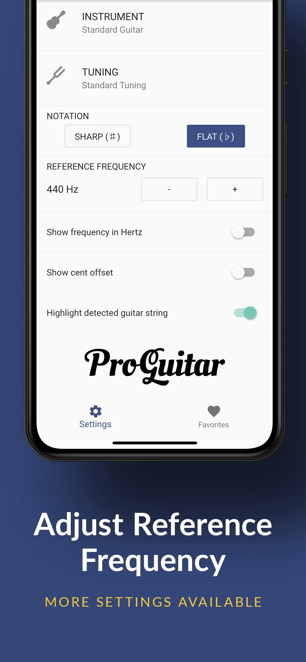 Pro Guitar Tuner Screenshot 4