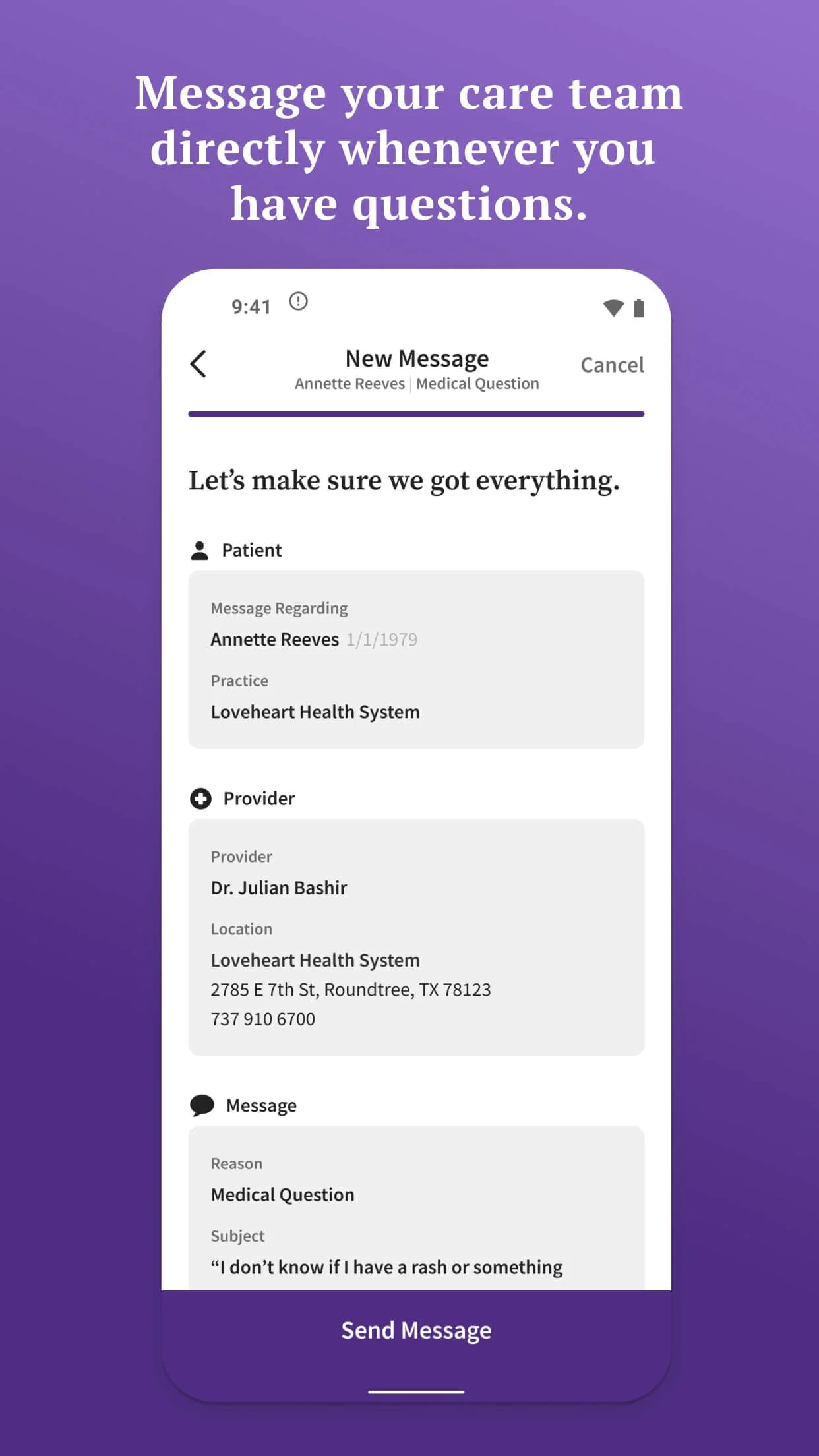 athenaPatient Screenshot 3