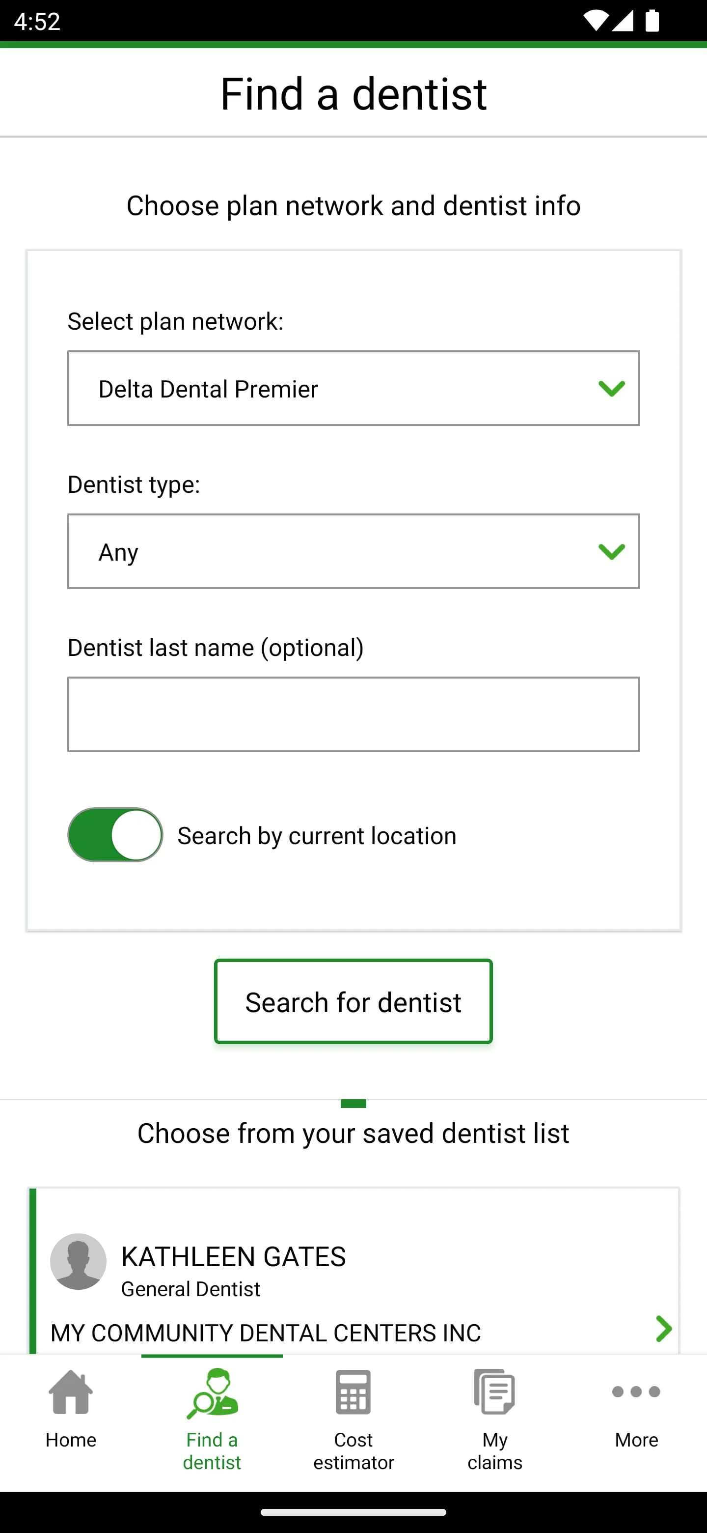 Delta Dental Mobile App Screenshot 3