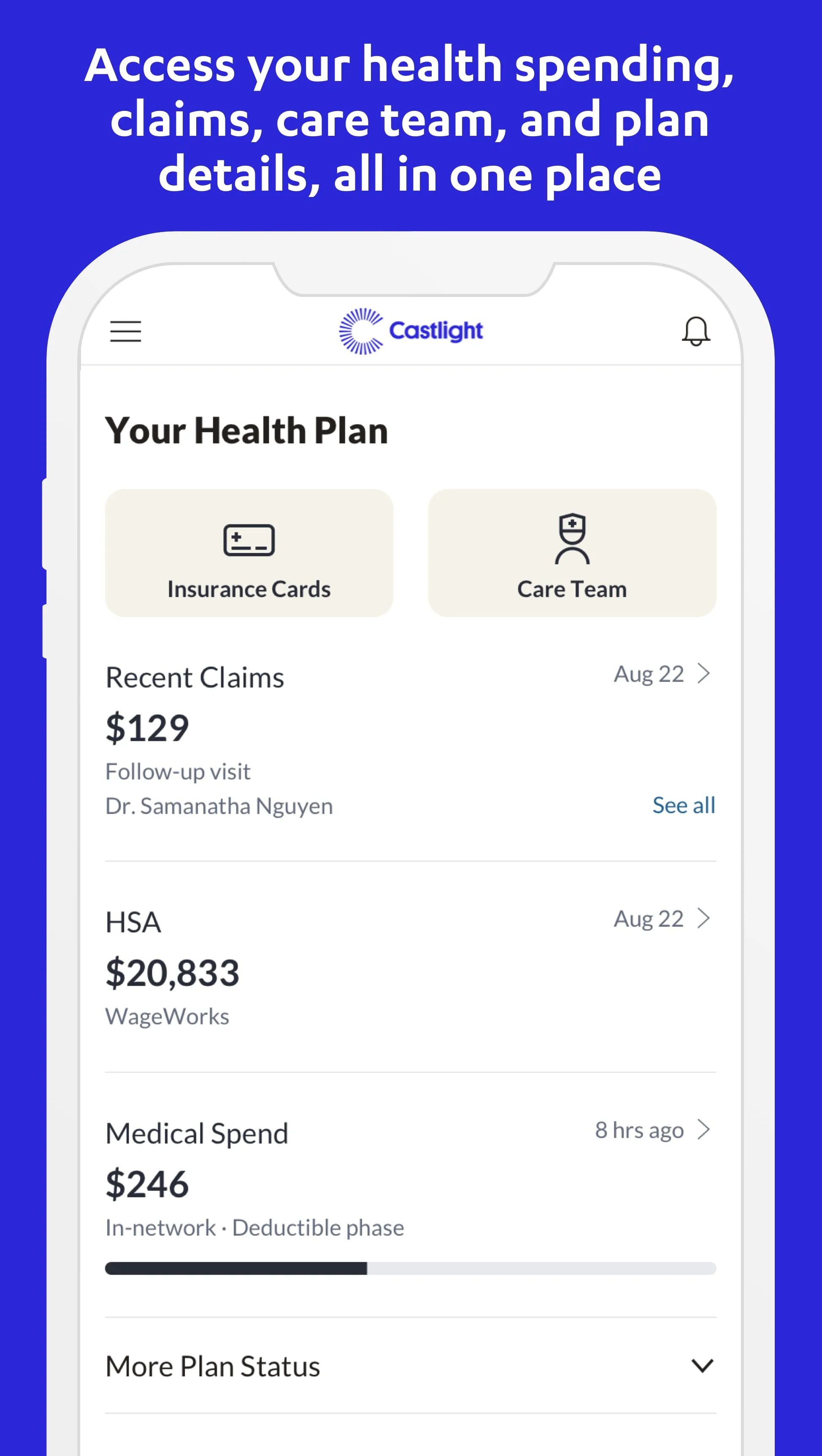 Castlight Mobile Screenshot 1