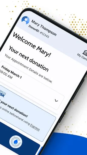 Grifols Plasma Donor Hub Screenshot 2