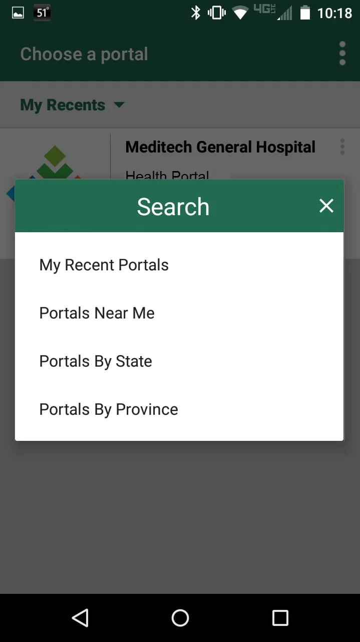 MEDITECH MHealth Screenshot 1
