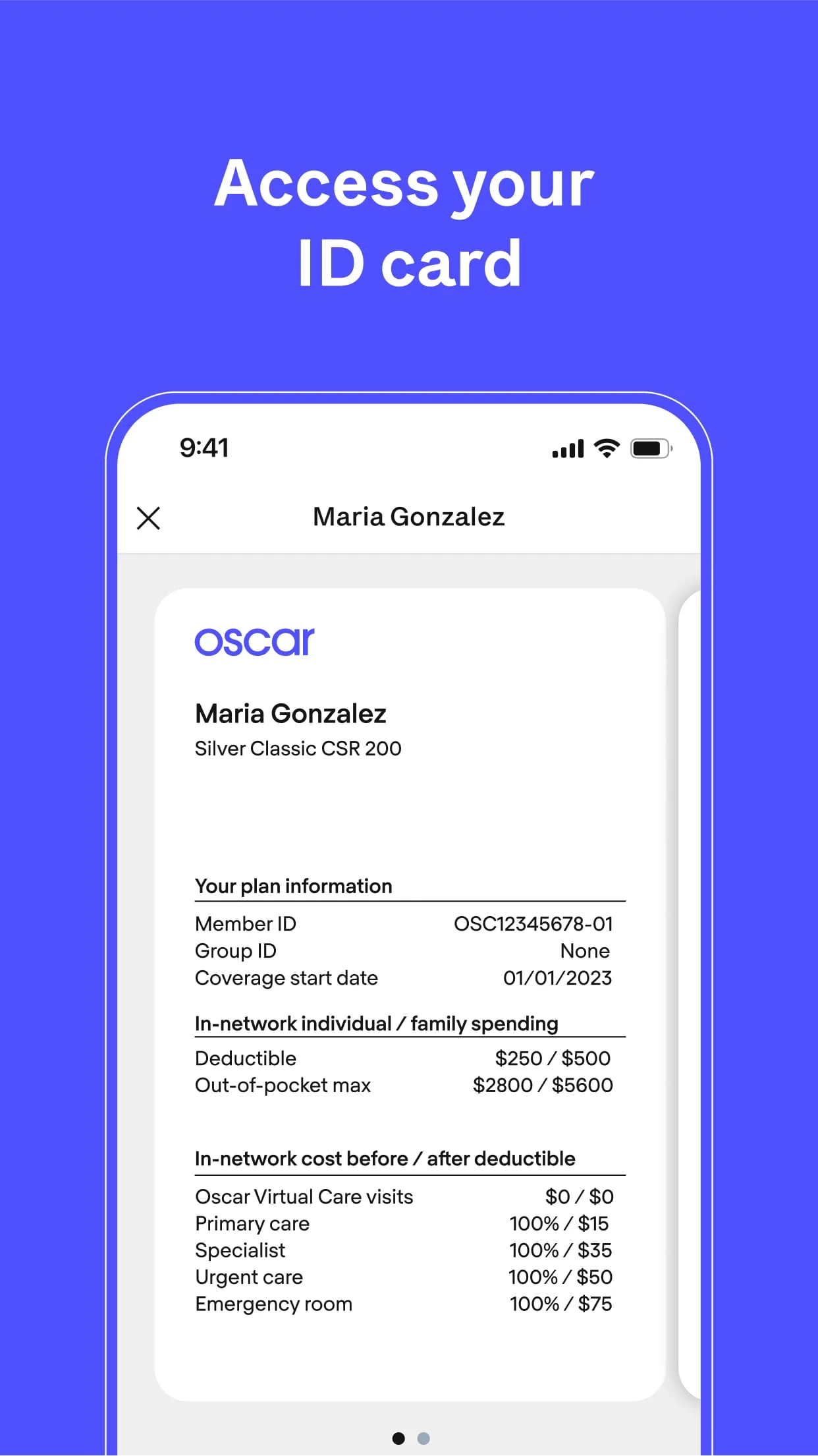 Oscar Health Screenshot 3