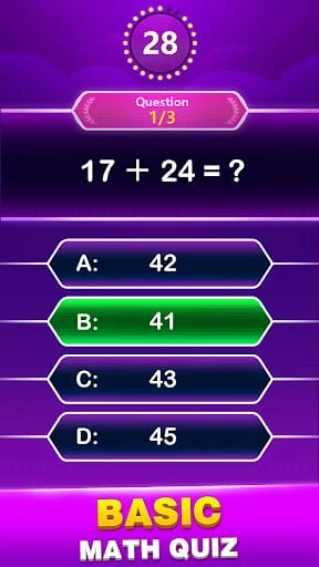 Math Trivia - Quiz Puzzle Game Screenshot 1