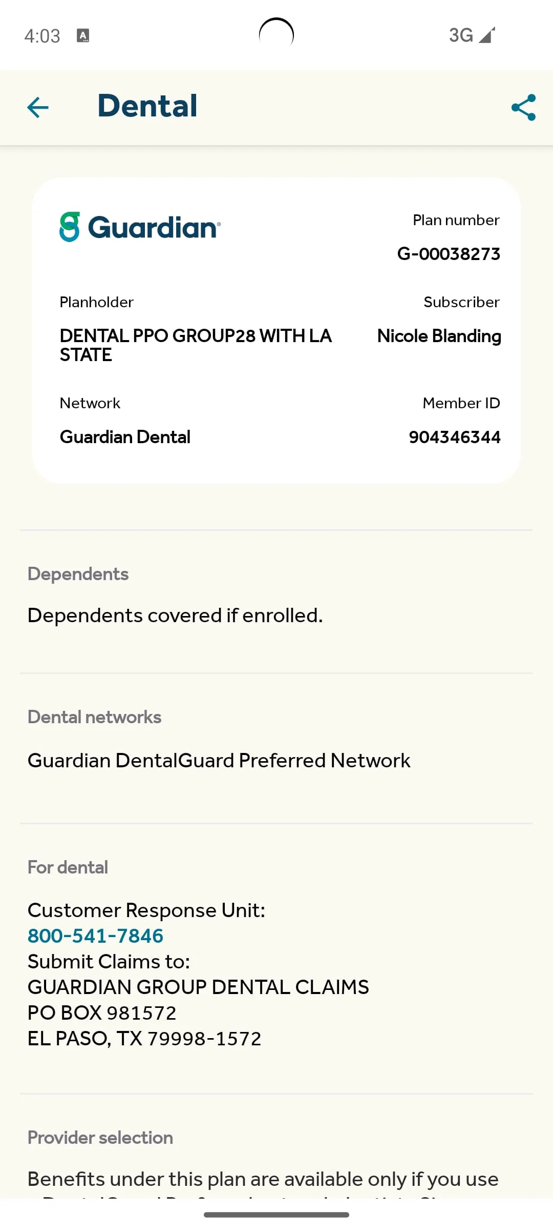 Guardian® Dental & Vision Screenshot 4