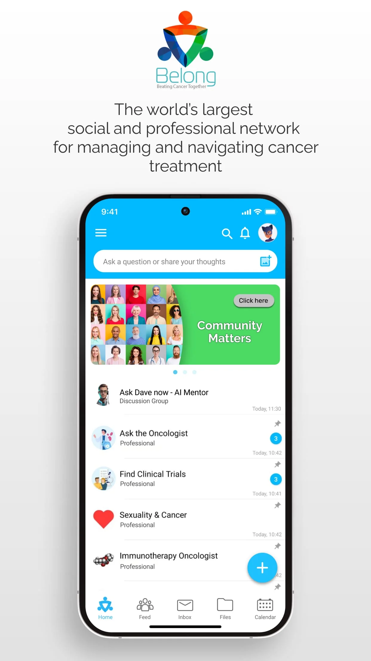 BELONG Beating Cancer Together Screenshot 1