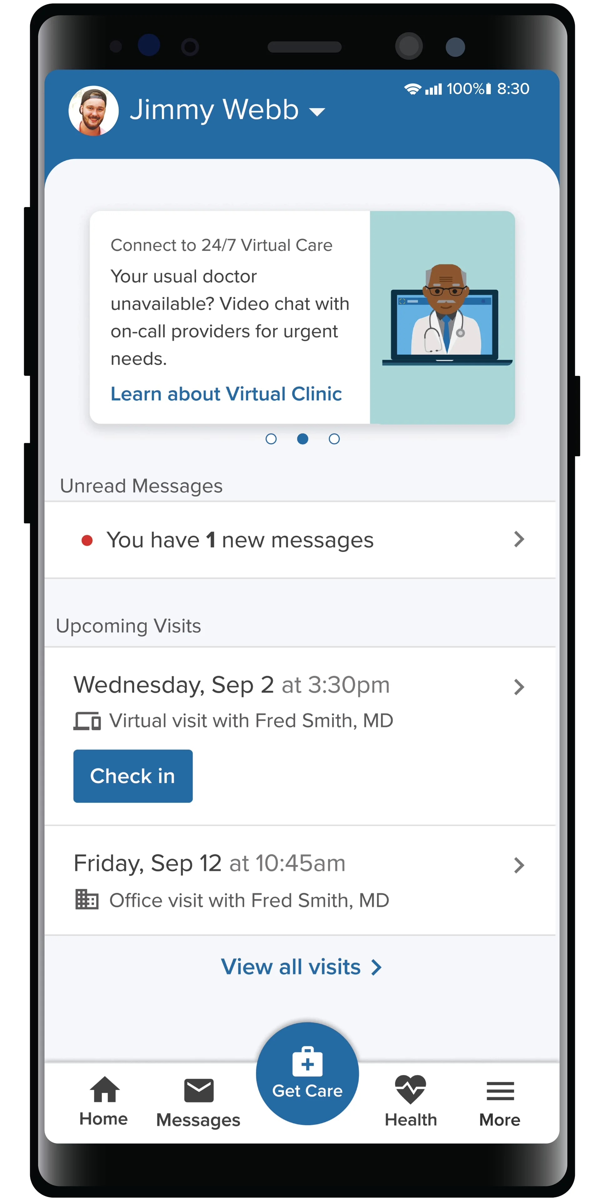 myPrivia Screenshot 1