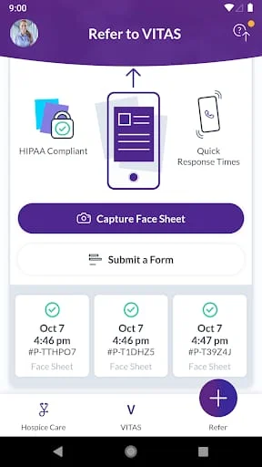 VITAS® Healthcare App Screenshot 1
