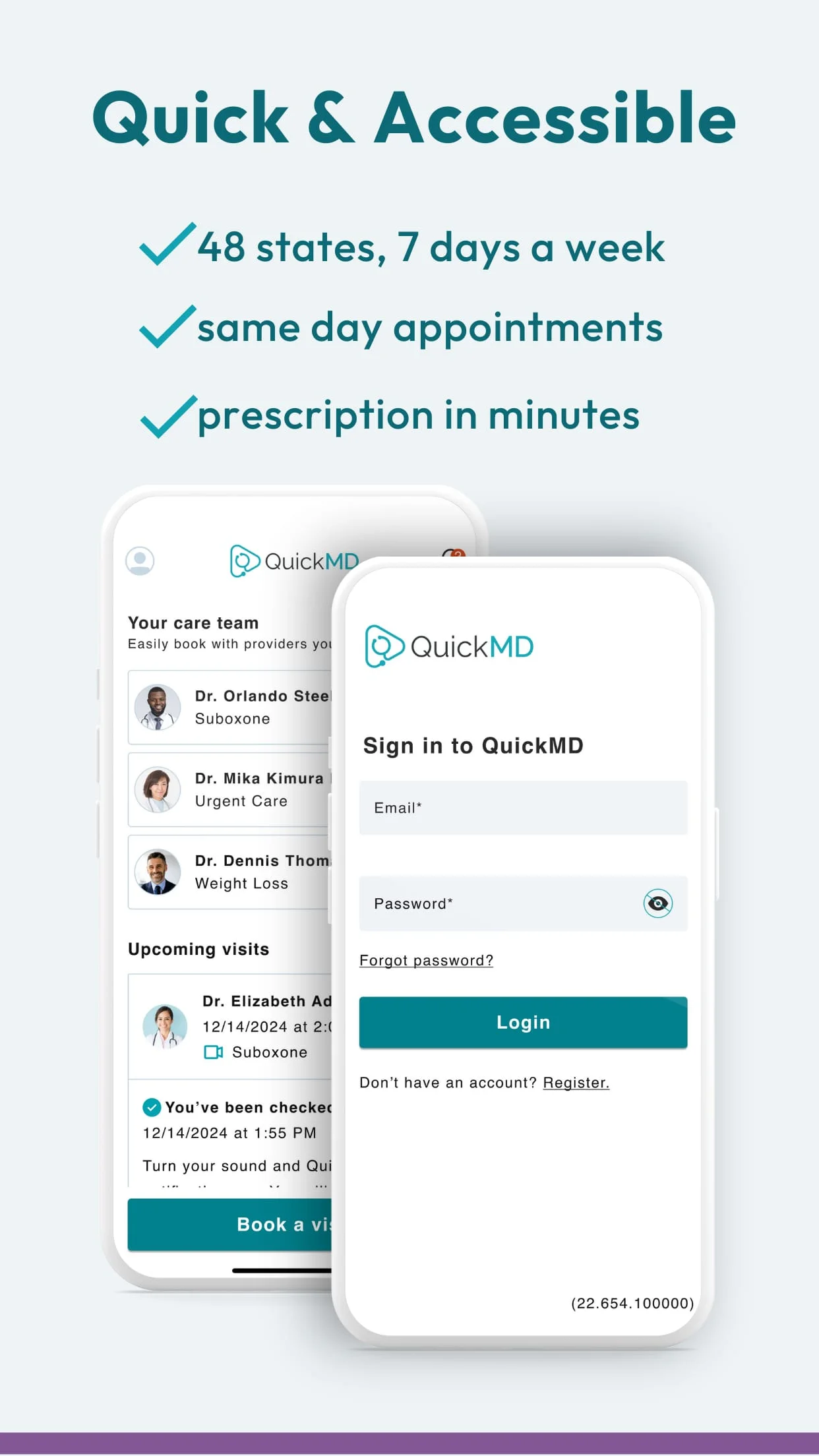 QuickMD - Online Healthcare Screenshot 2