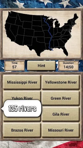 USA Geography - Quiz Game Screenshot 3