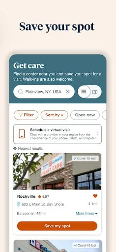 GoHealth Urgent Care Screenshot 3