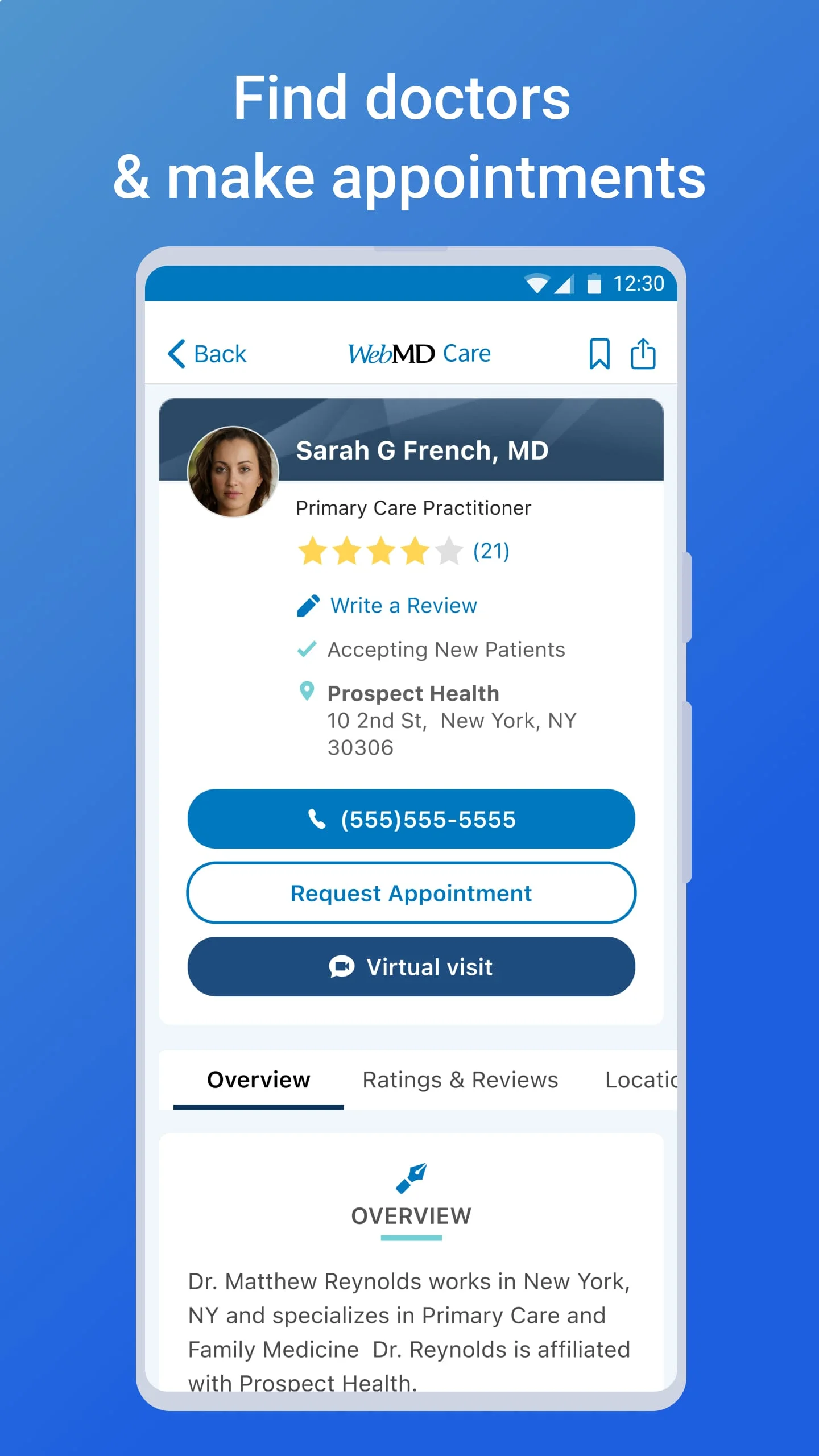 WebMD: Symptom Checker Screenshot 2