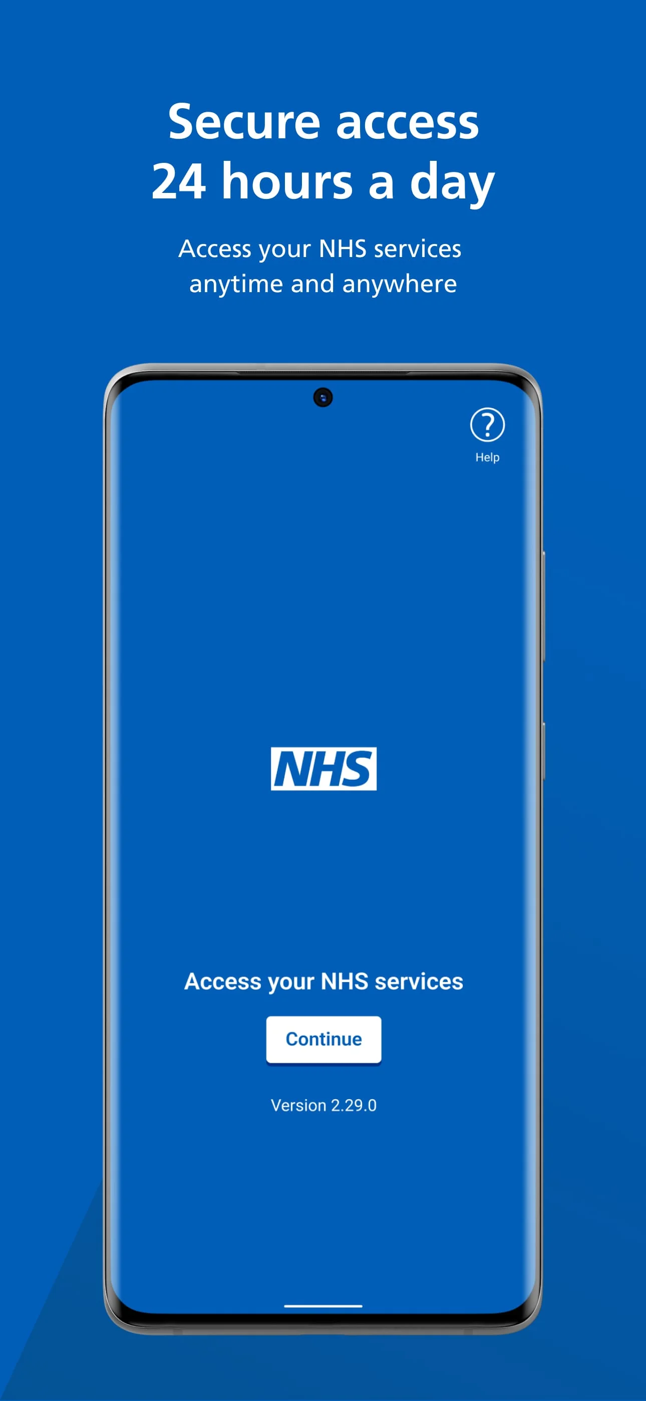 NHS App Screenshot 1