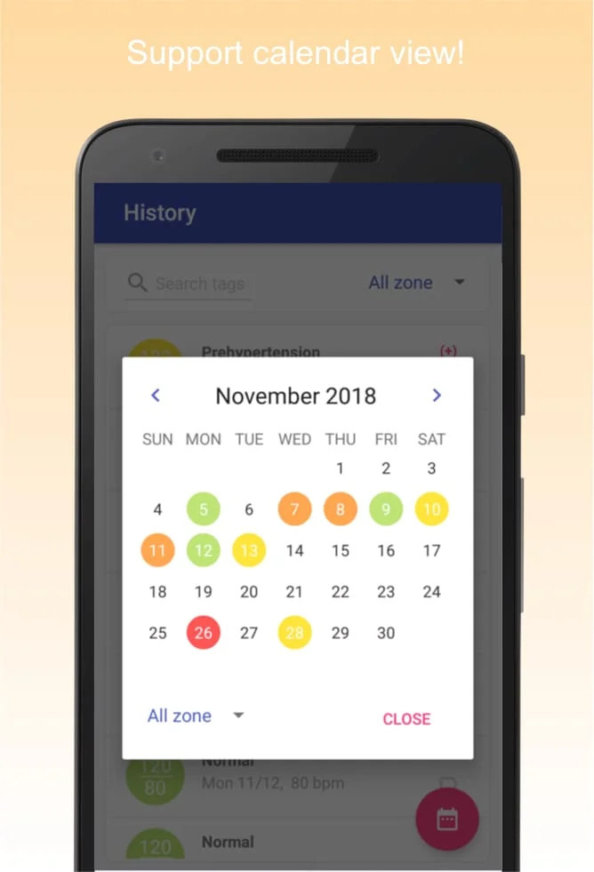 Blood Pressure Diary Screenshot 3
