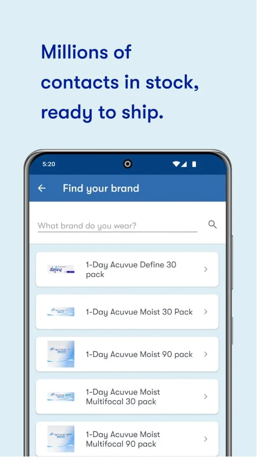 1800 Contacts - Lens Store Screenshot 4