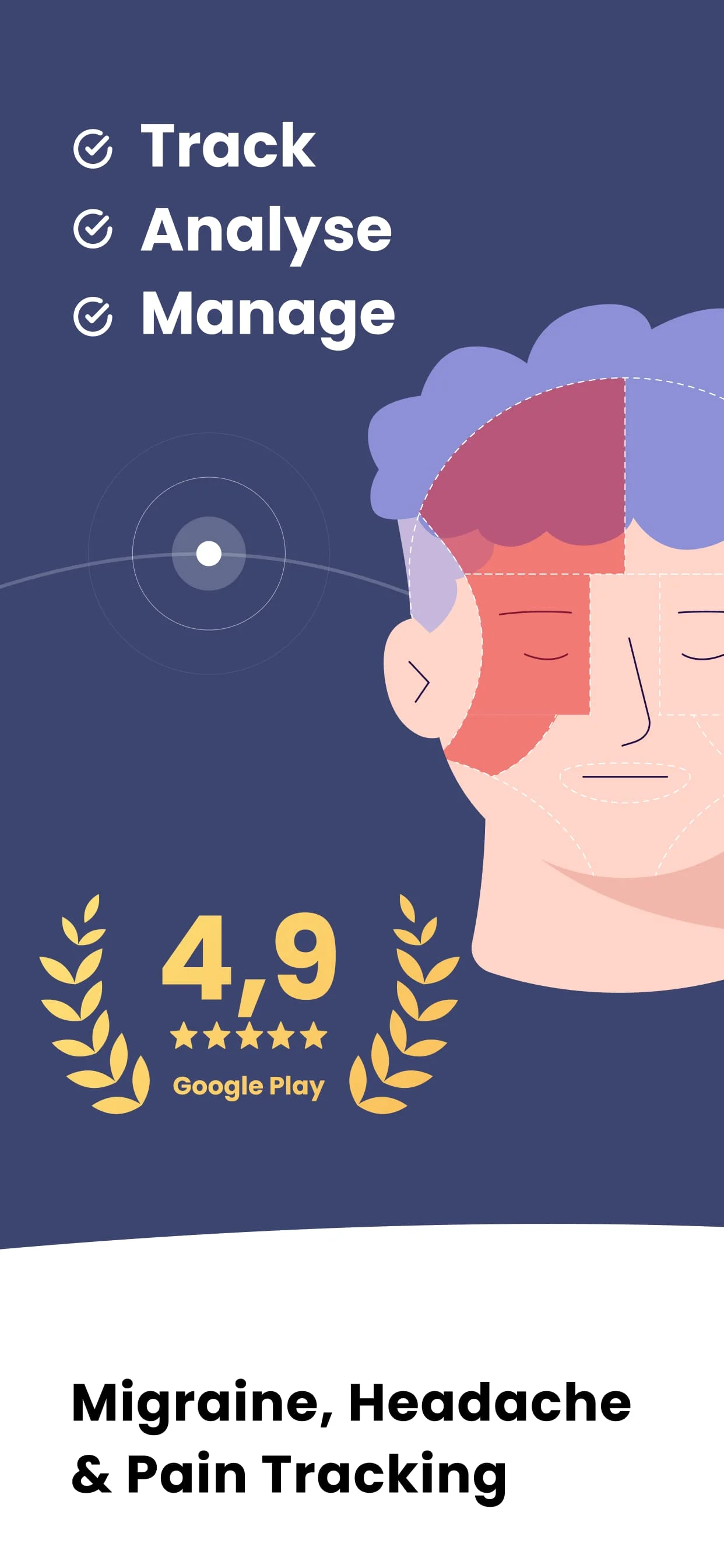 Migraine Buddy: Track Headache Screenshot 1