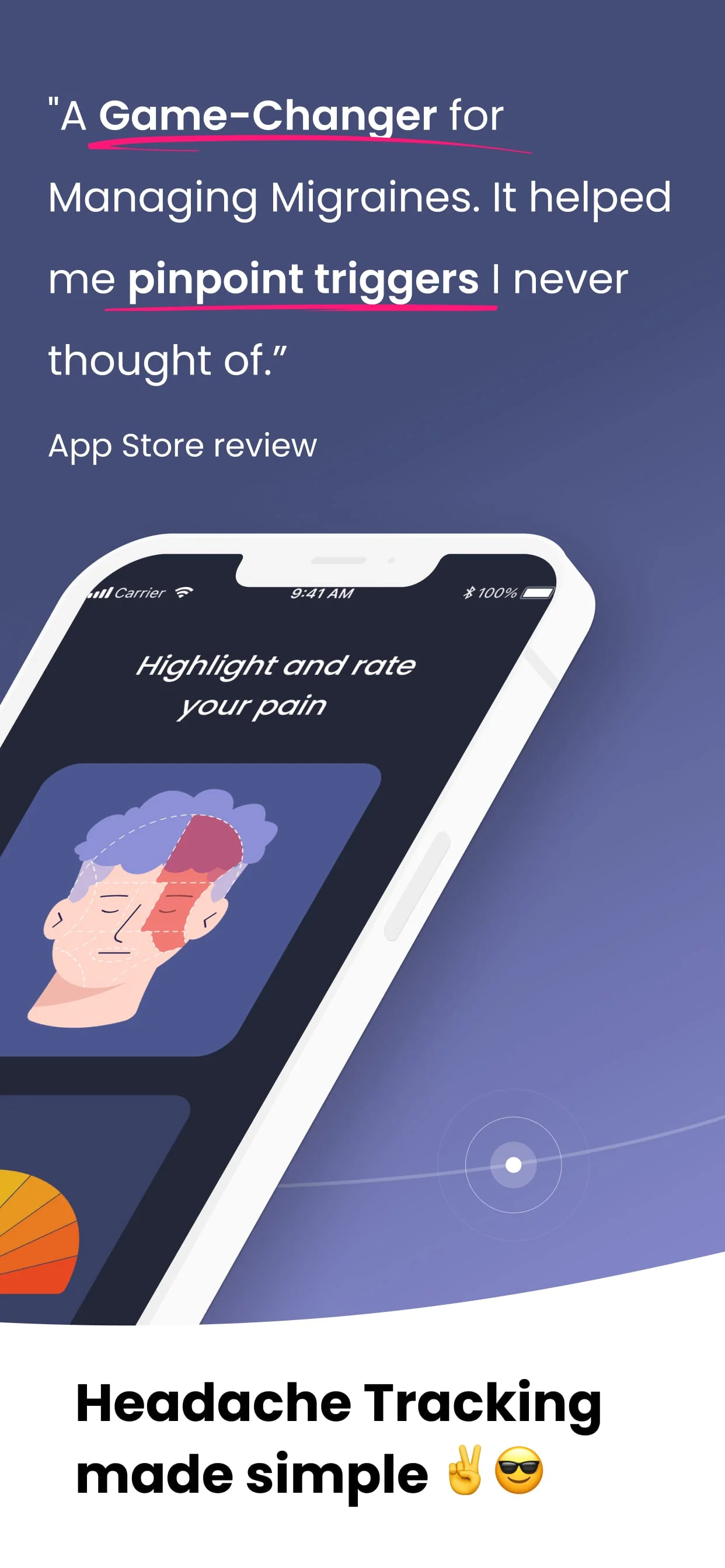 Migraine Buddy: Track Headache Screenshot 3