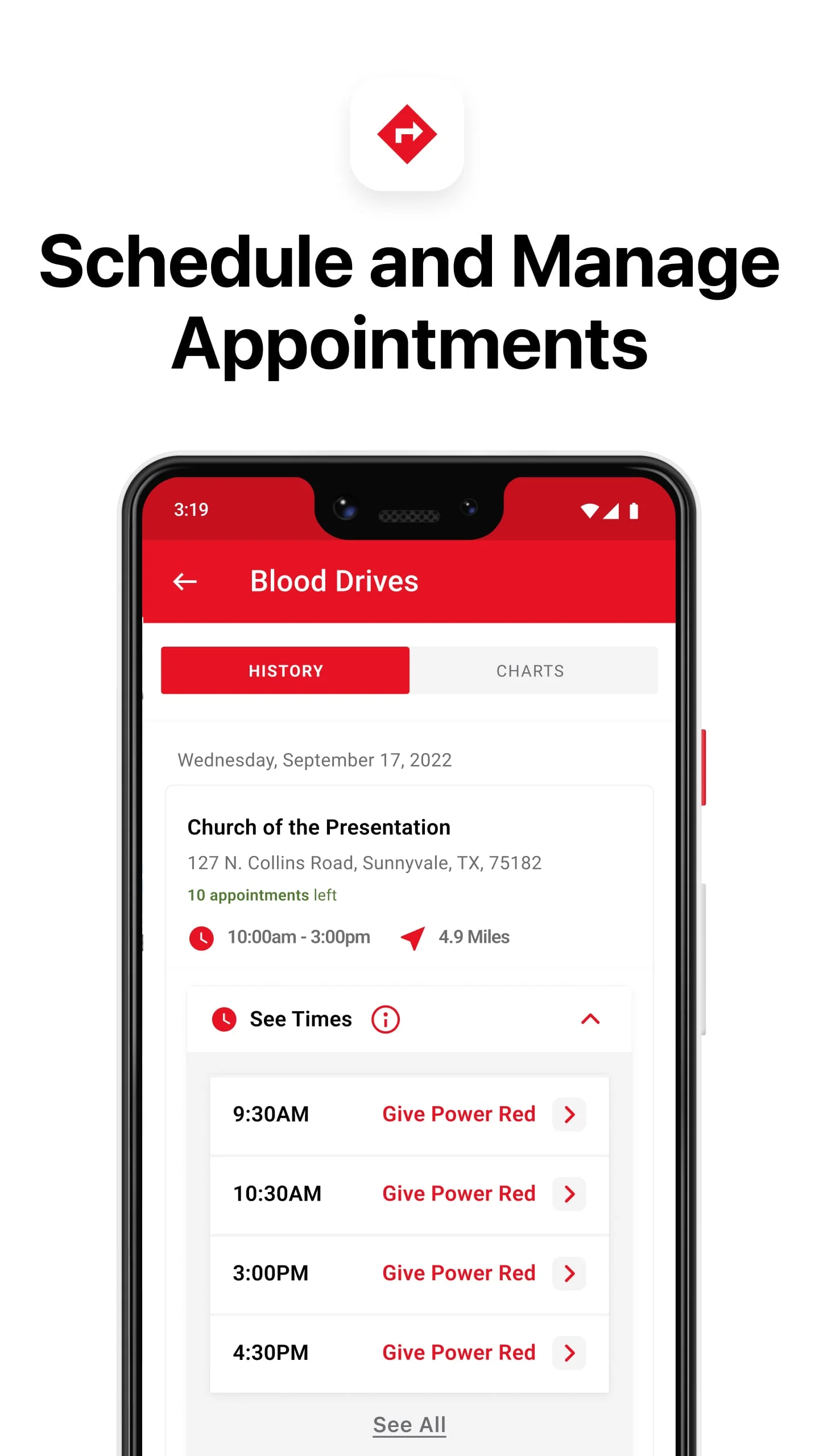 Blood Donor Screenshot 1